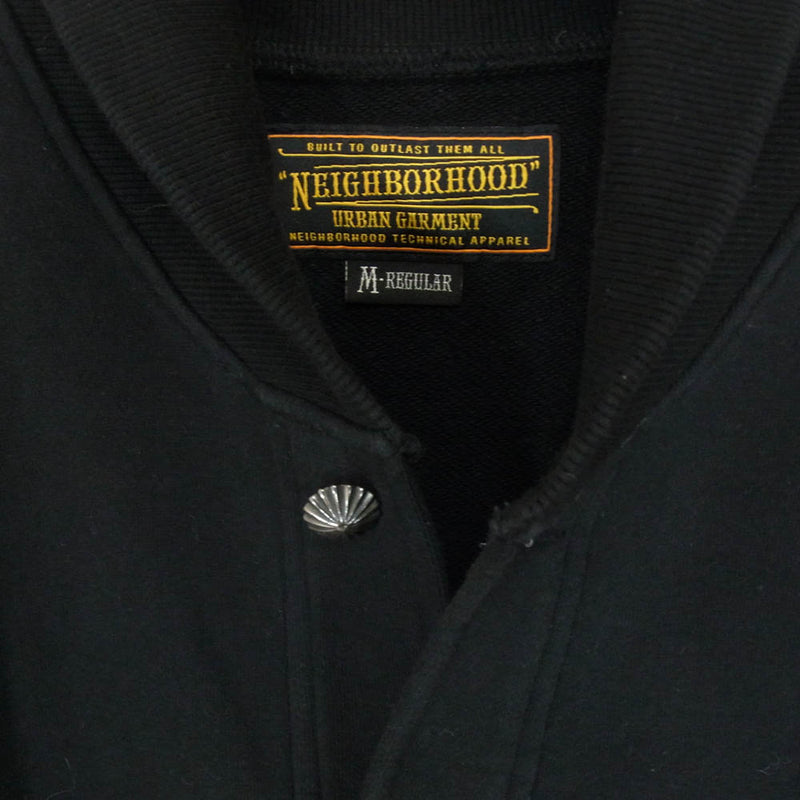 NEIGHBORHOOD ネイバーフッド 111STNH-JKM01 11SS U.G.M.T. / C-JKT ビーズ スウェット ジャケット ブラック系 M【中古】