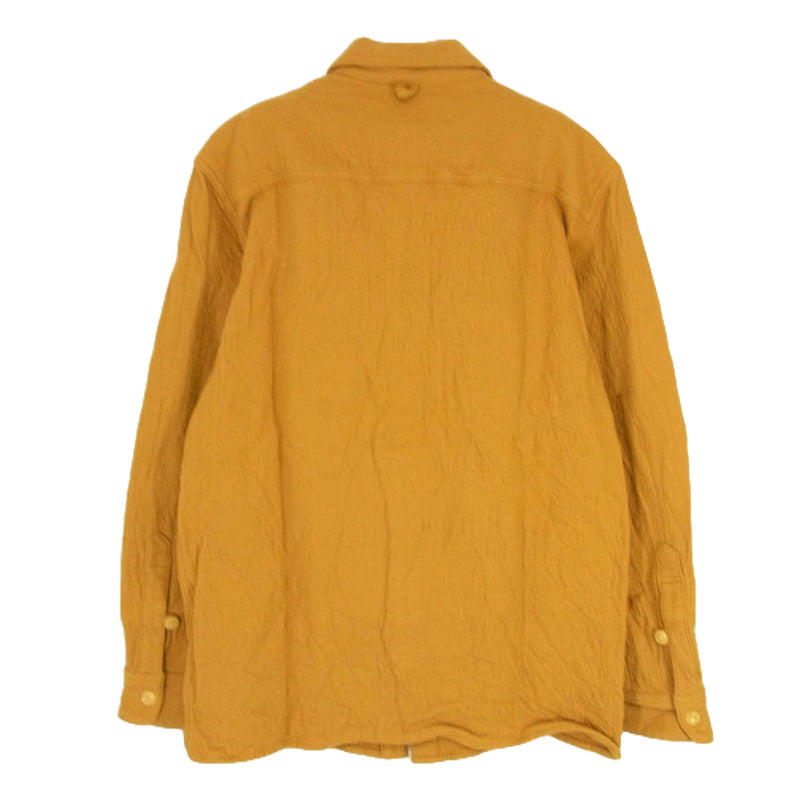 NEIGHBORHOOD ネイバーフッド 192ARNH-SHM01 LUMBERS SOLID／CW-SHIRT LS フランネル シャツ マスタード系 S【中古】