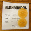 NEIGHBORHOOD ネイバーフッド 192ARNH-SHM01 LUMBERS SOLID／CW-SHIRT LS フランネル シャツ マスタード系 S【中古】