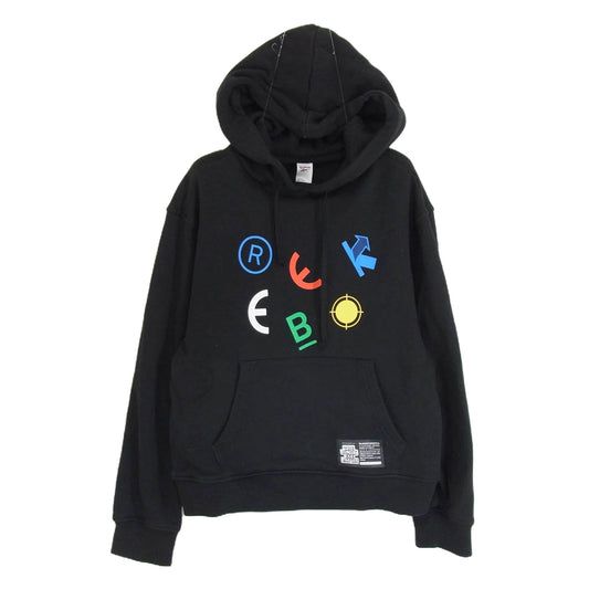 BlackEyePatch ブラックアイパッチ リーボック Reebok CLASSIC CL X BEP LT HD フーディ パーカー ブラック系 2XS【中古】