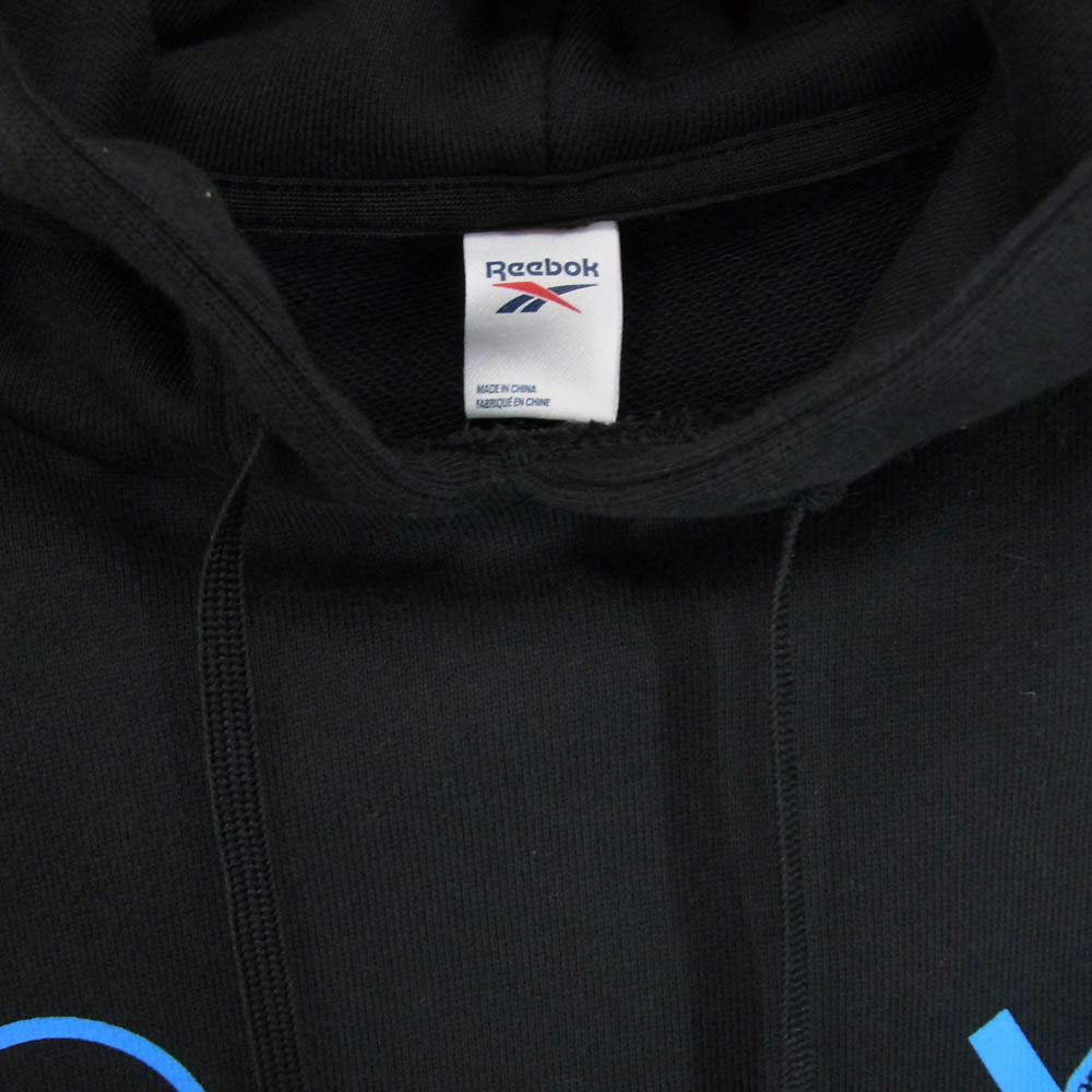 BlackEyePatch ブラックアイパッチ リーボック Reebok CLASSIC CL X BEP LT HD フーディ パーカー ブラック系 2XS【中古】