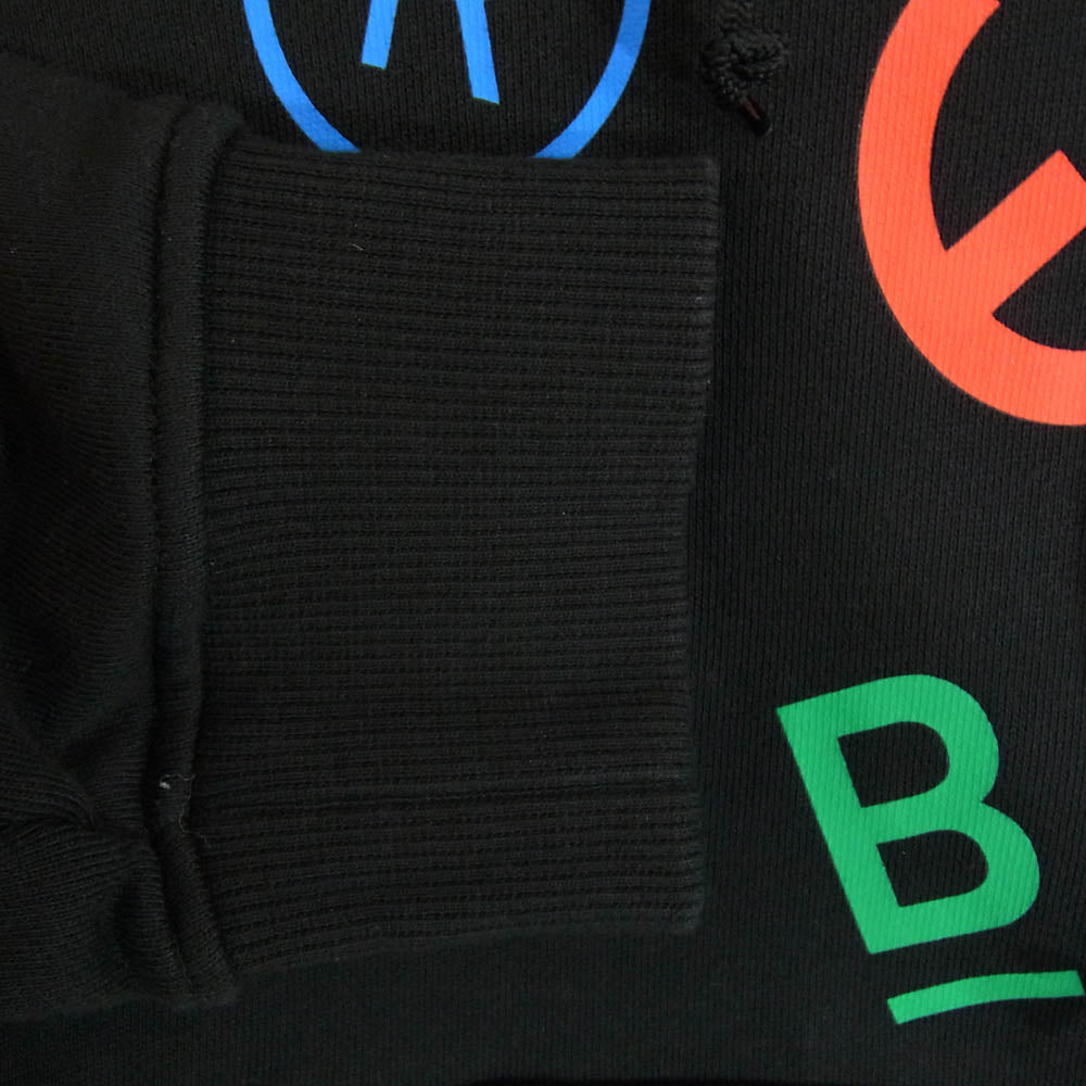 BlackEyePatch ブラックアイパッチ リーボック Reebok CLASSIC CL X BEP LT HD フーディ パーカー ブラック系 2XS【中古】