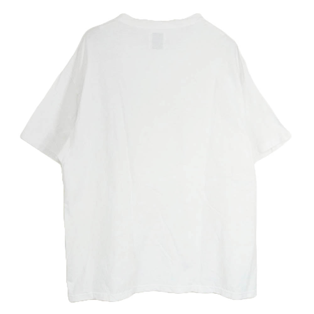WACKO MARIA ワコマリア 23SS 23SS-WMT-TEE02 CREW NECK T-SHIRT 世界平和プロジェクト 東京 クルーネック 半袖 Tシャツ ホワイト系 XXL【中古】