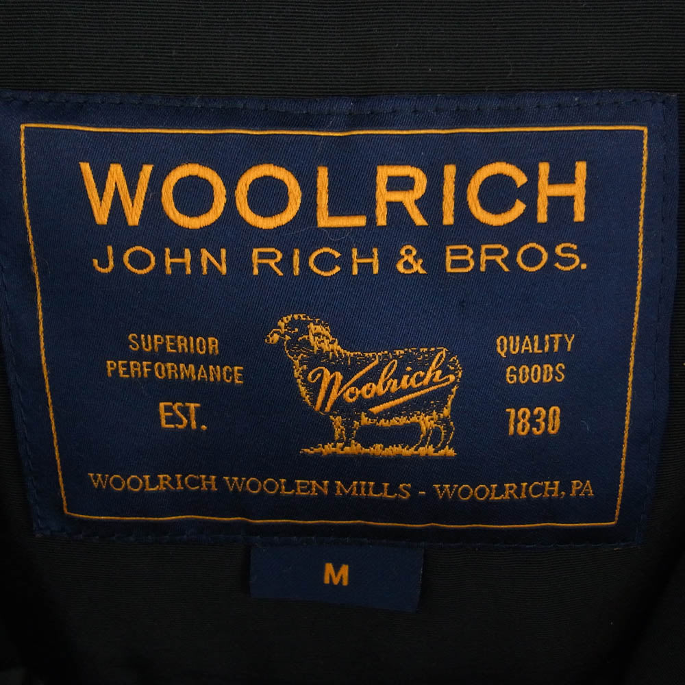 WOOLRICH ウールリッチ WWCPS1446 1602175 ARCTIC PARKA アークティック パーカ ファー付き ダウン ジャケット ブラック系 M【中古】