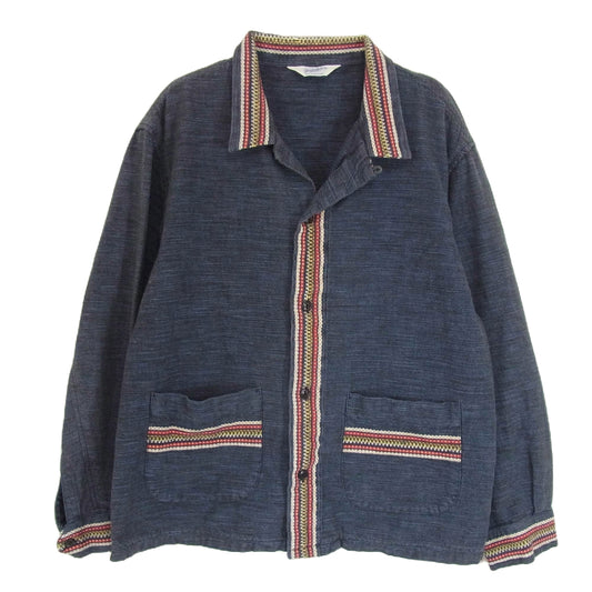 TENDERLOIN テンダーロイン T-BAJA SHT JKT バハ シャツ ジャケット ネイビー系 L【中古】