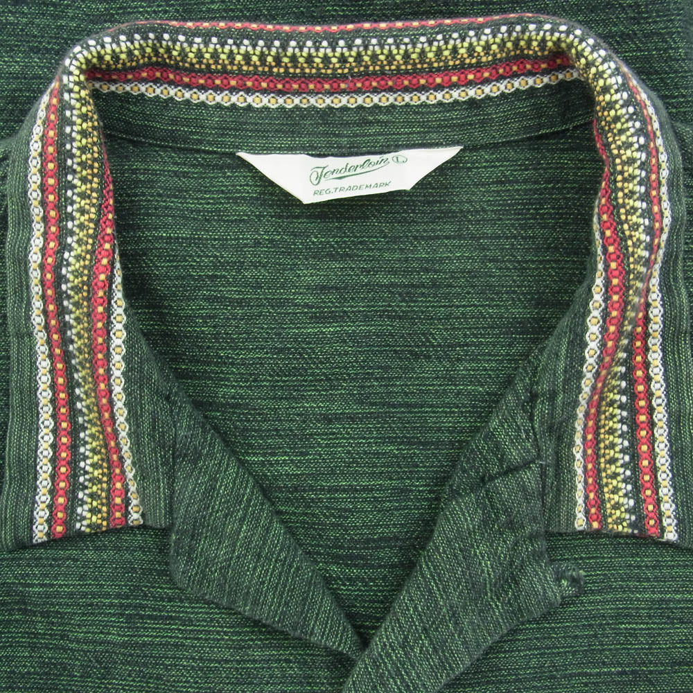 TENDERLOIN テンダーロイン T-BAJA SHT JKT バハ シャツ ジャケット グリーン系 グリーン系 L【中古】