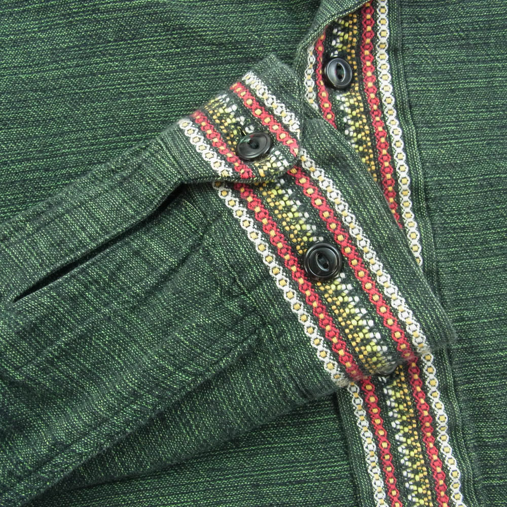 TENDERLOIN テンダーロイン T-BAJA SHT JKT バハ シャツ ジャケット グリーン系 グリーン系 L【中古】