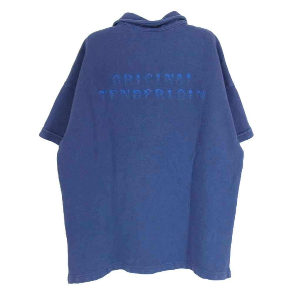 TENDERLOIN テンダーロイン MOSS STITCH POLO 半袖 ポロ シャツ ブルー系 M【中古】