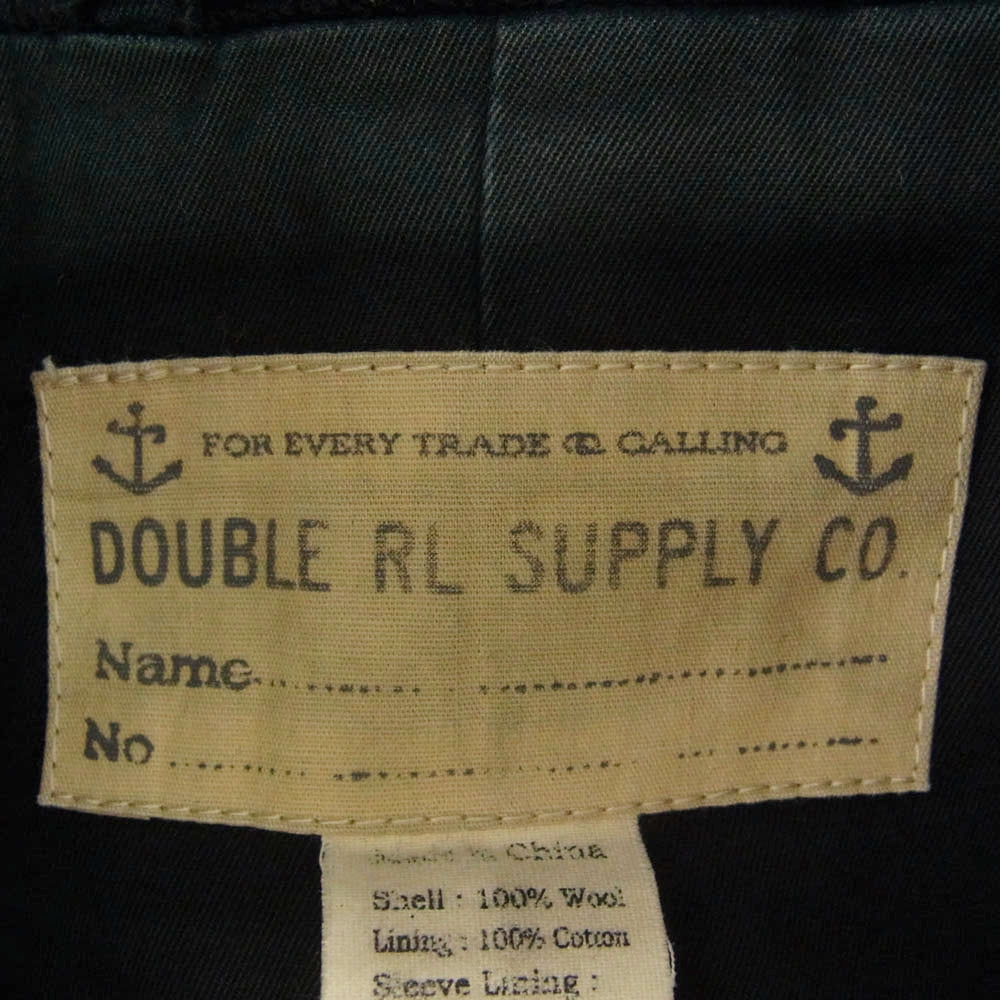 RRL ダブルアールエル pea coat P-COAT 10ボタン 13スター Pコート ピーコート ネイビー系 L【中古】