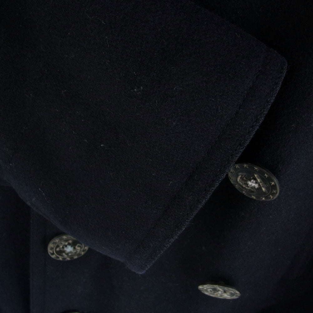 RRL ダブルアールエル pea coat P-COAT 10ボタン 13スター Pコート ピーコート ネイビー系 L【中古】