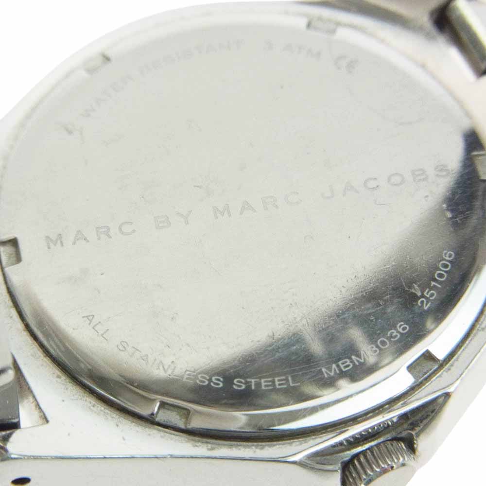MARC BY MARC JACOBS マークバイマークジェイコブス MBM3036 クォーツ シルバー ウォッチ 腕時計 シルバー系【中古】