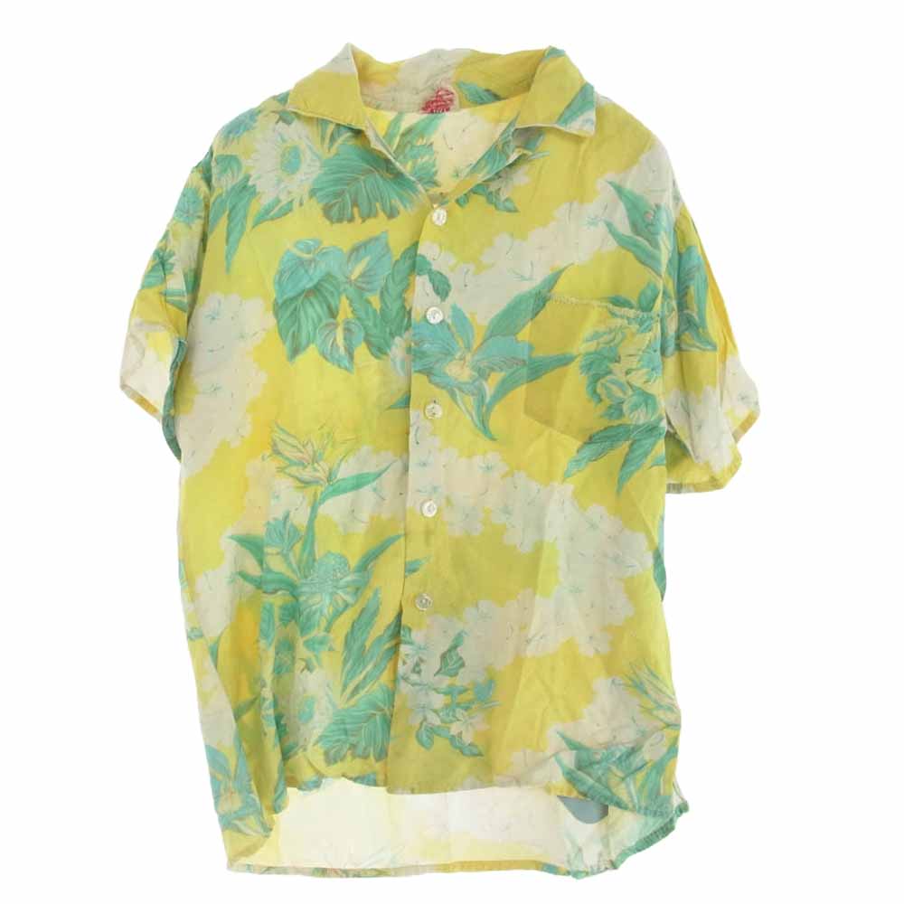 パリハワイアンスタイル VINTAGE ヴィンテージ 50s～60s aloha shirt ハワイアン 総柄 アロハシャツ マルチカラー系【中古】