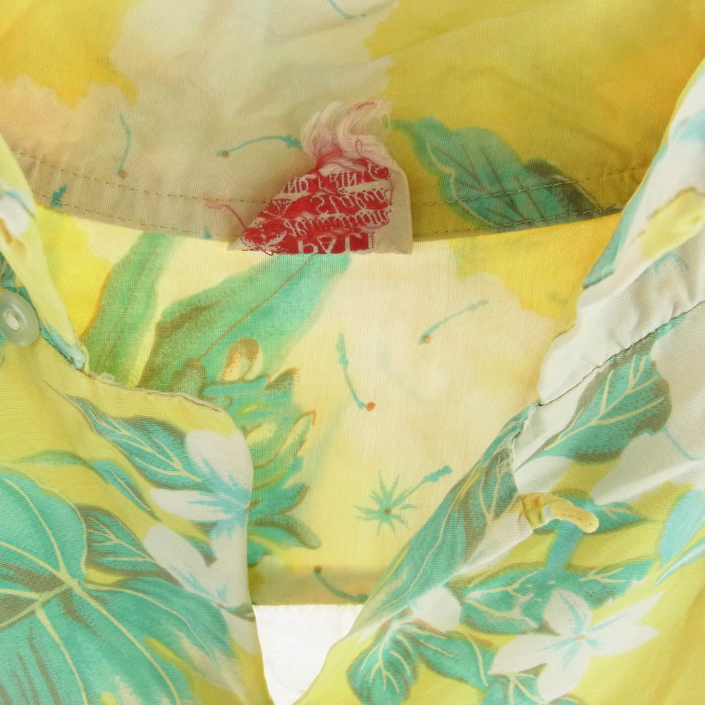 パリハワイアンスタイル VINTAGE ヴィンテージ 50s～60s aloha shirt ハワイアン 総柄 アロハシャツ マルチカラー系【中古】