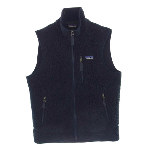 patagonia パタゴニア 22820FA17 レトロ パイル ベスト ボア ベスト ネイビー系 XS【中古】