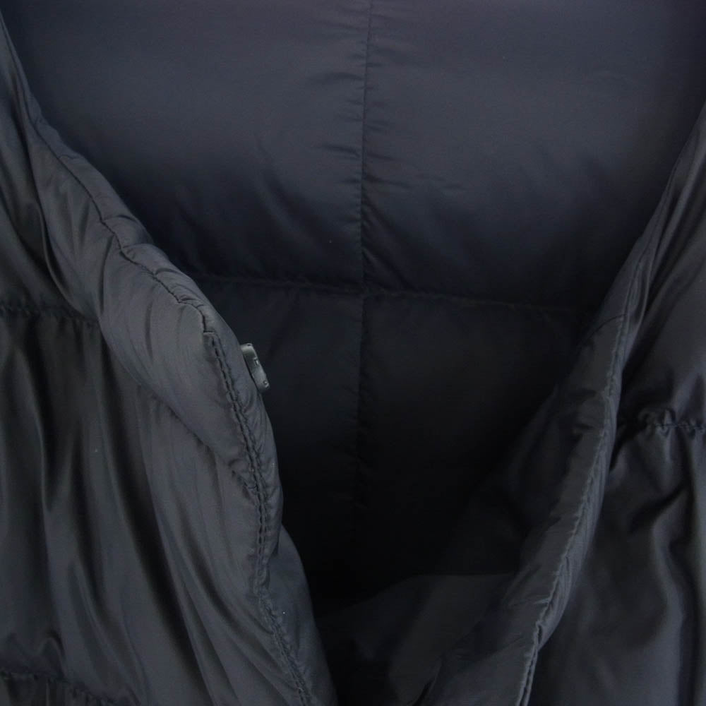 Pyrenex ピレネックス HWQ057 CANNES ライトウェイト ノーカラー ショート ダウン ジャケット ダークネイビー系 38【中古】