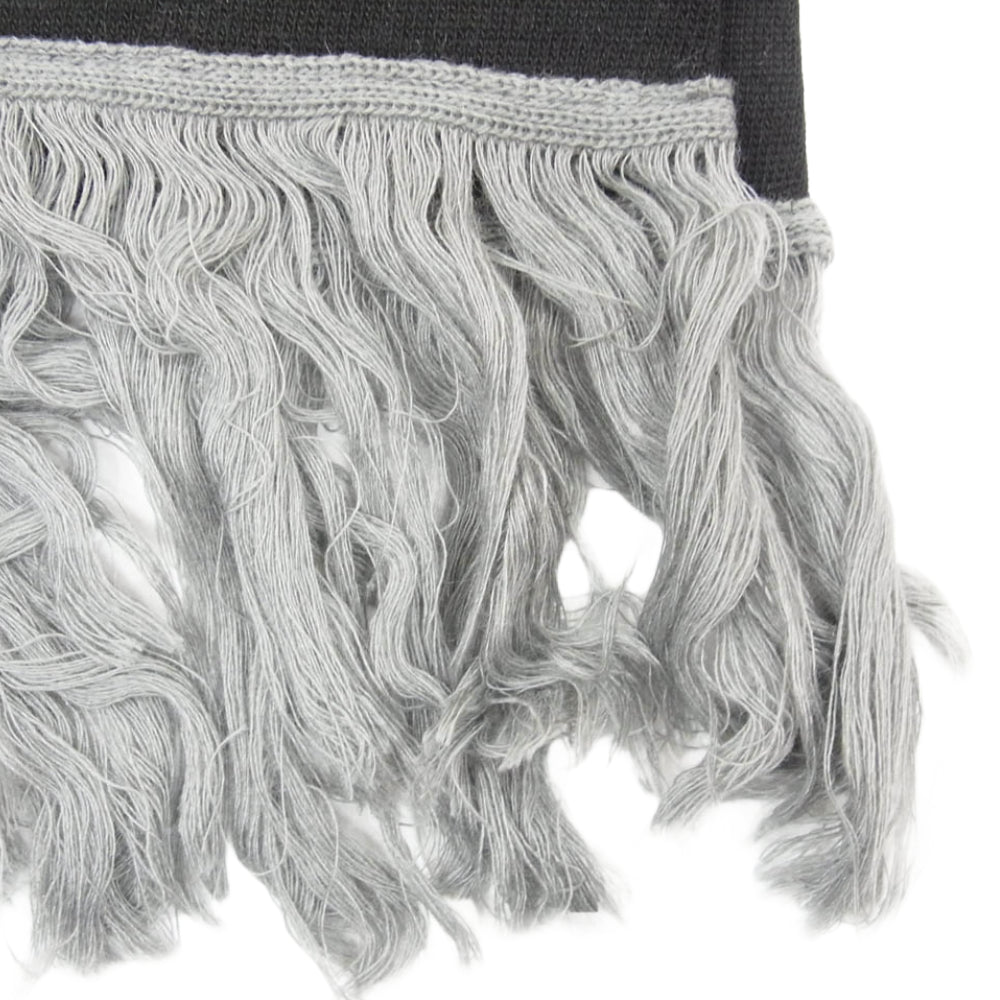 F.C.R.B. エフシーアールビー ボーダー アクリル マフラー ブラック系【美品】【中古】