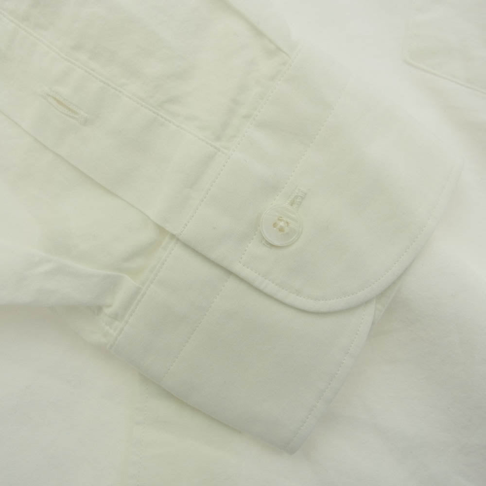 COMOLI コモリ 22AW W03-02001 コモリシャツ コットン 長袖 シャツ ホワイト系 4【中古】