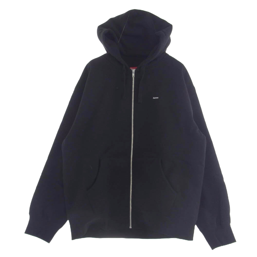 Supreme シュプリーム Small Box Logo Zip Up Hooded Sweatshirt スモール ボックスロゴ ジップアップ パーカー ブラック系 L【美品】【中古】