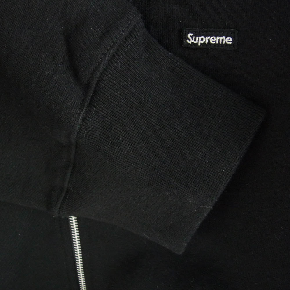 Supreme シュプリーム Small Box Logo Zip Up Hooded Sweatshirt スモール ボックスロゴ ジップアップ パーカー ブラック系 L【美品】【中古】