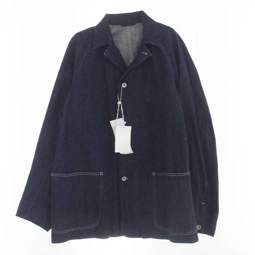 COMOLI コモリ 23AW Y03-01002 デニム ワーク ジャケット インディゴ インディゴブルー系 3【中古】