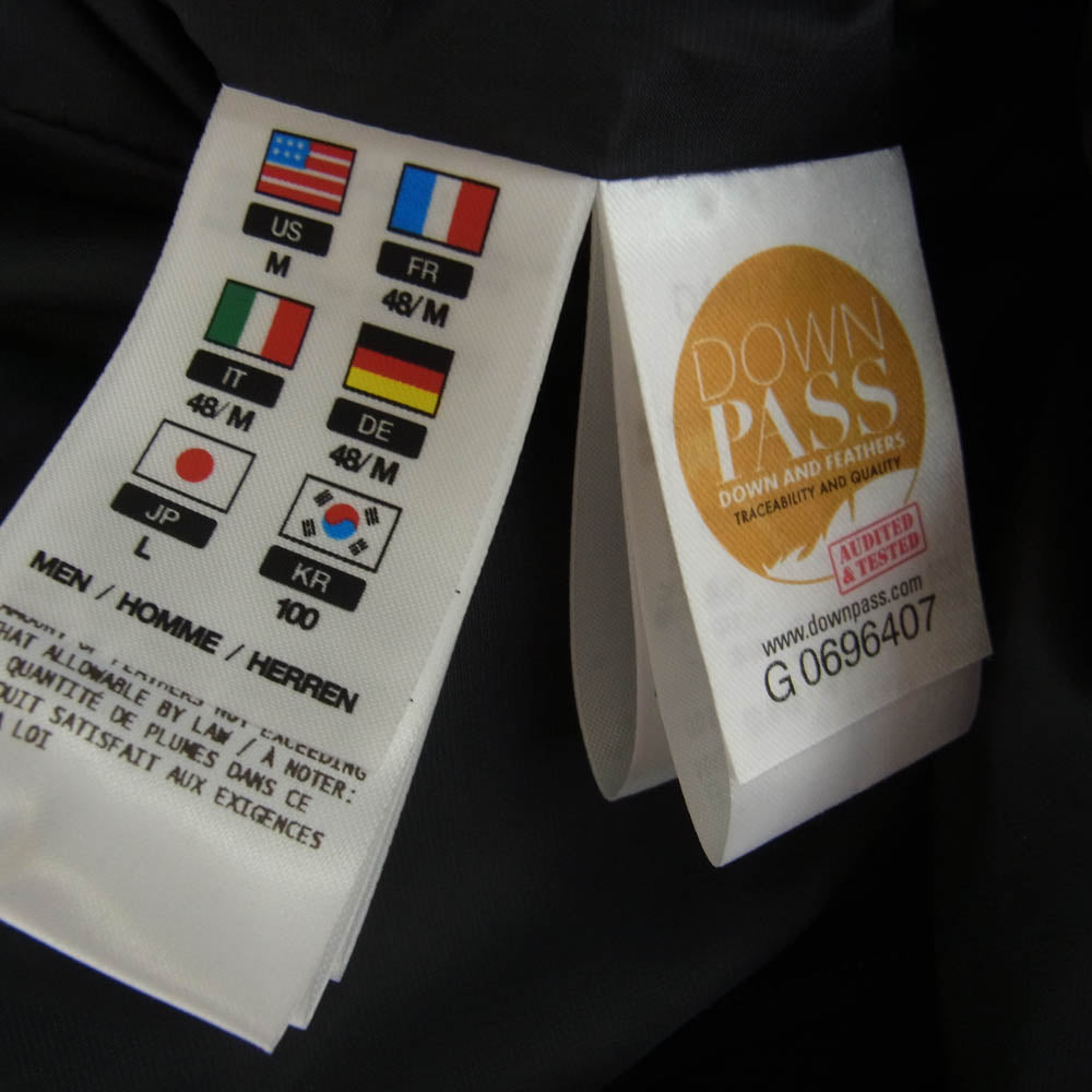 DESCENTE デサント DAMUGK31UX MIZUSAWA DOWN JACKET ANCHOR 水沢ダウン アンカー ダウン ジャケット ブラック系 L【中古】