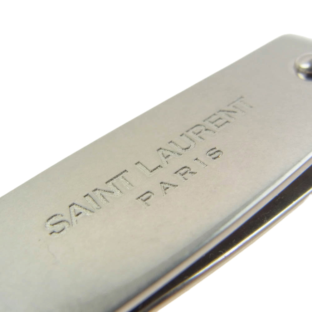 SAINT LAURENT サンローラン 485362 IDビルクリップ シルバー