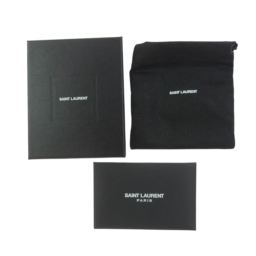 SAINT LAURENT サンローラン 485362 IDビルクリップ シルバー マネークリップ シルバー系【中古】
