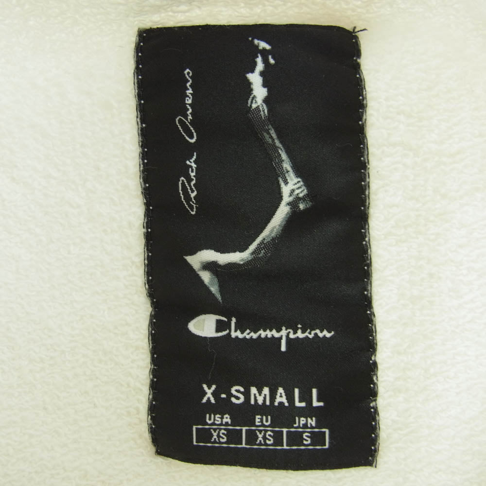 Rick Owens リックオウエンス 20SS CM20S0009-215221 Champion チャンピオン TANK ノースリーブ タンクトップ ホワイト系 S【中古】