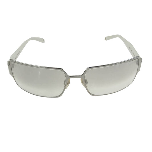 CHANEL シャネル 4103-B ラインストーン マトラッセ スクエア サングラス アイウェア 眼鏡 ホワイト系【中古】