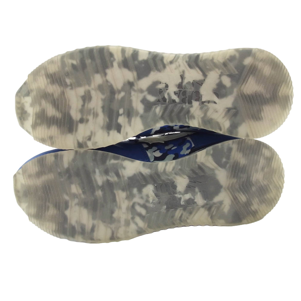 アーバンサン ART ANDRE カモフラソール スニーカー ブルー ホワイト ブルー系 42【美品】【中古】