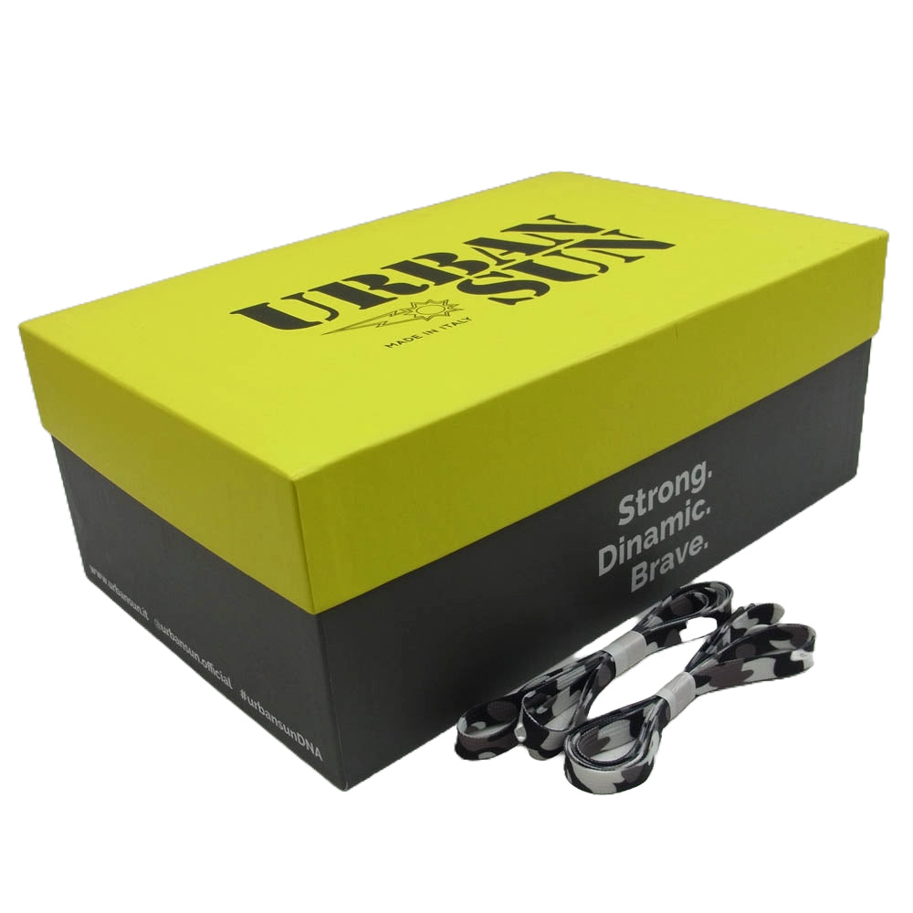 アーバンサン ART ANDRE カモフラソール スニーカー ブルー ホワイト ブルー系 42【美品】【中古】