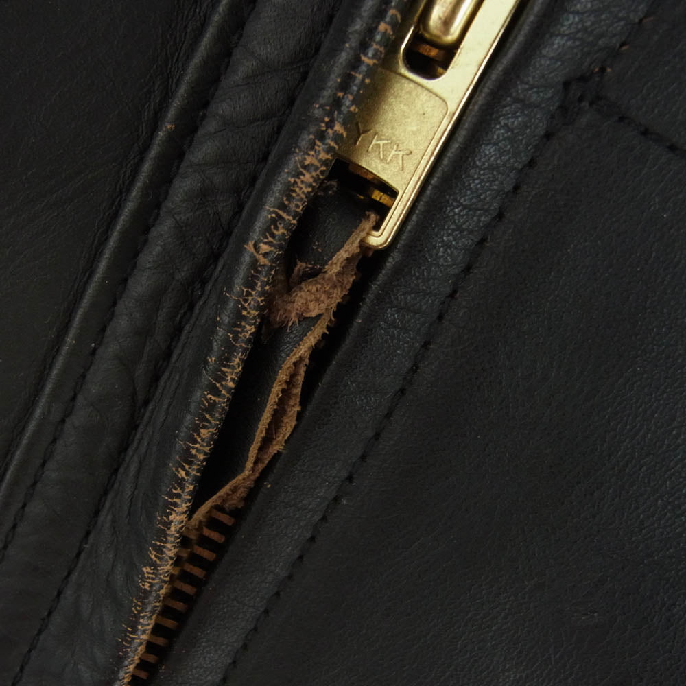 フォースピード ダブルライダース レザー ジャケット ブラック系 40【中古】