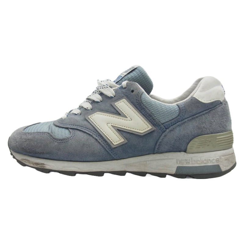 NEW BALANCE ニューバランス M1400CH USA製 M1400CH スエード ローカット スニーカー ブルー系 UK7【中古】