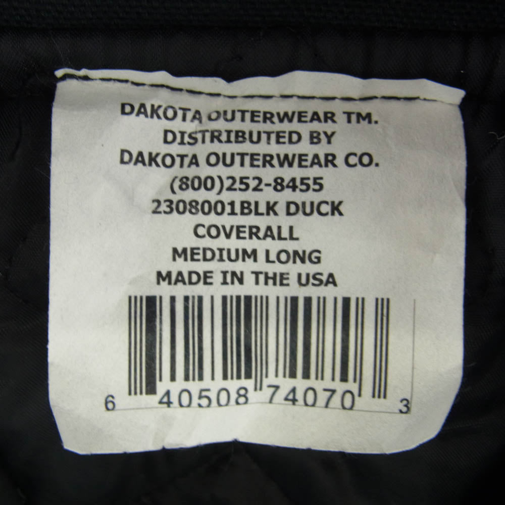 ダコタ アウターウェア DUCK COVERALL ダック カバー オール ツナギ ダークネイビー系【美品】【中古】