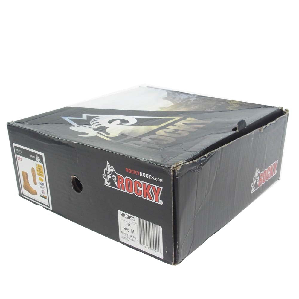 ロッキー S2V ゴアテックス ミリタリー ブーツ コヨーテ スティール トゥ ライトブラウン系 US9.5【新古品】【未使用】【中古】