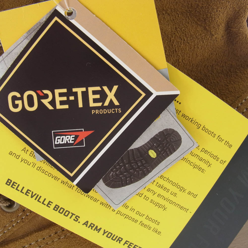 ベルヴィル C775ST U.S.ARMY シンサレート ゴアテックス コンバットブーツ スティール トゥ COYOTE ライトブラウン系 US9.5【新古品】【未使用】【中古】