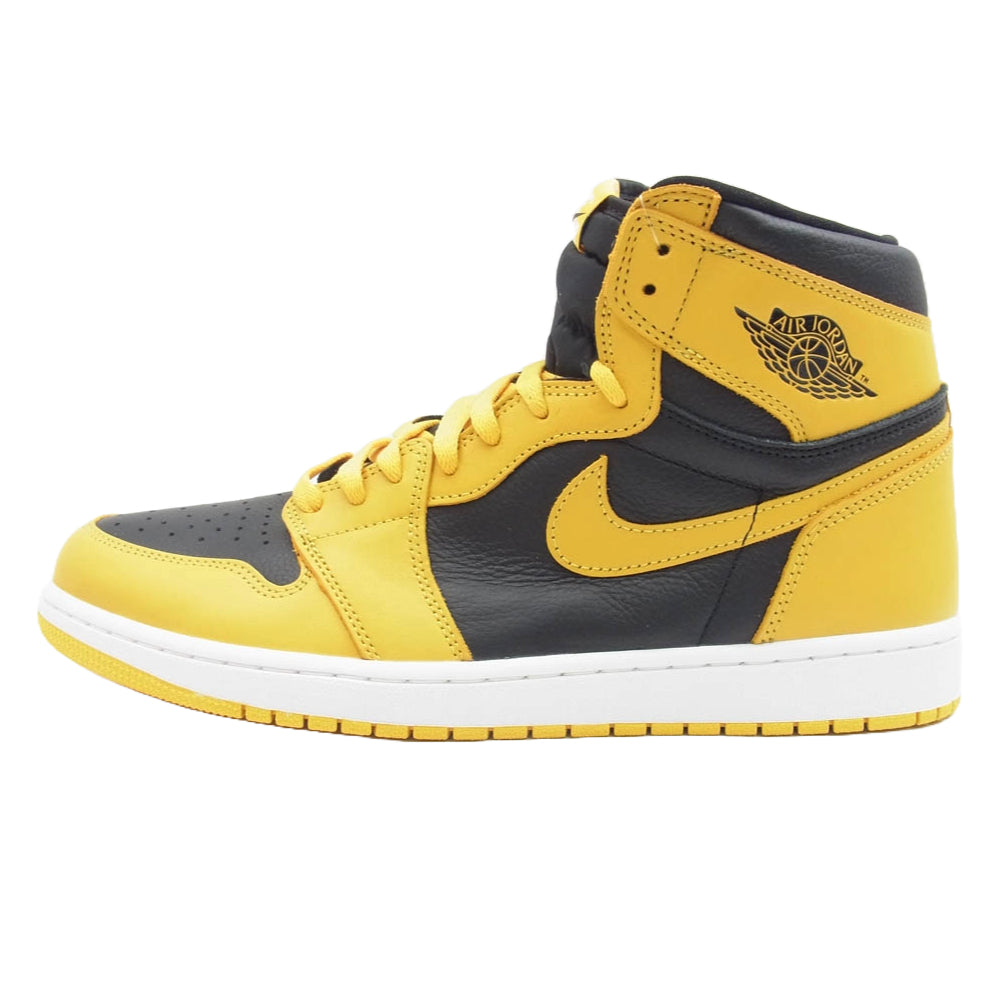 NIKE ナイキ 555088-701 AIR JORDAN1 RETRO HIGH OG Pollen エアジョーダン1 レトロ ブラック系 イエロー系 30.5cm【極上美品】【中古】