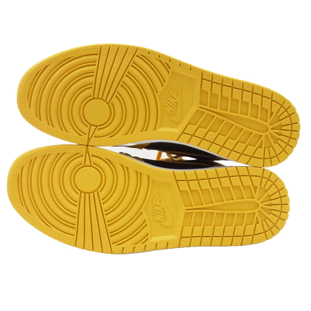 NIKE ナイキ 555088-701 AIR JORDAN1 RETRO HIGH OG Pollen エアジョーダン1 レトロ ブラック系 イエロー系 30.5cm【極上美品】【中古】