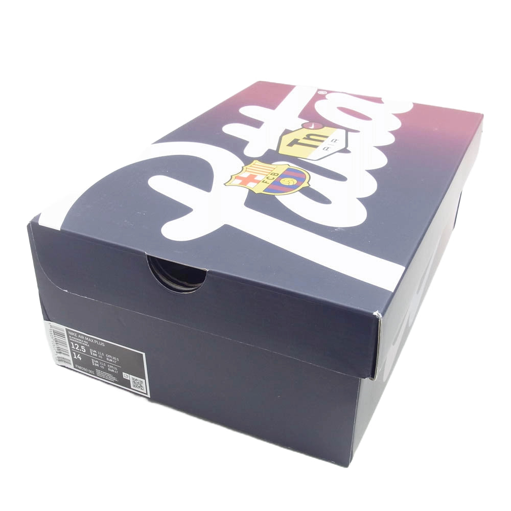 NIKE ナイキ FN8260-001 Patta パタ FC Barcelona バルセロナ Air Max Plus Culers del Mon エアマックスプラス パープル系 ブルー系 30.5cm【極上美品】【中古】
