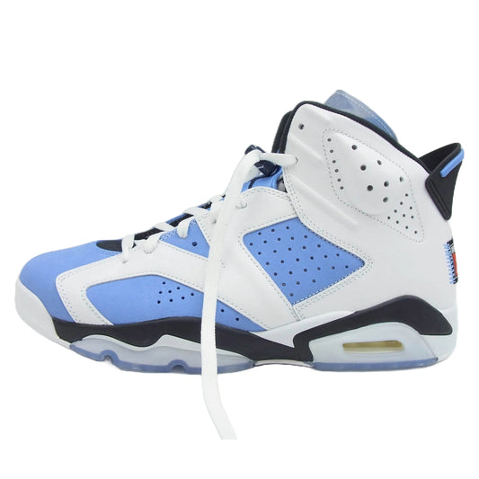 NIKE ナイキ CT8529-410 AIR JORDAN 6 RETRO UNIVERSITY BLUE エアジョーダン6 ライトブルー系 30cm【極上美品】【中古】