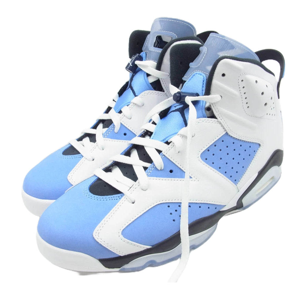NIKE ナイキ CT8529-410 AIR JORDAN 6 RETRO UNIVERSITY BLUE エアジョーダン6 ライトブルー系 30cm【極上美品】【中古】