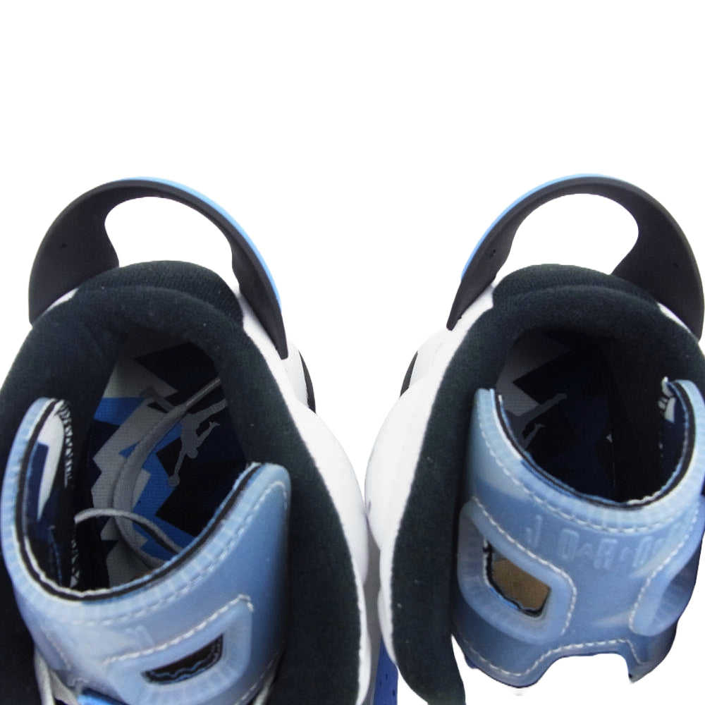 NIKE ナイキ CT8529-410 AIR JORDAN 6 RETRO UNIVERSITY BLUE エアジョーダン6 ライトブルー系 30cm【極上美品】【中古】