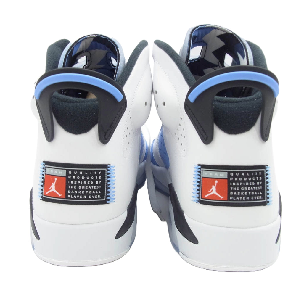 NIKE ナイキ CT8529-410 AIR JORDAN 6 RETRO UNIVERSITY BLUE エアジョーダン6 ライトブルー系 30cm【極上美品】【中古】