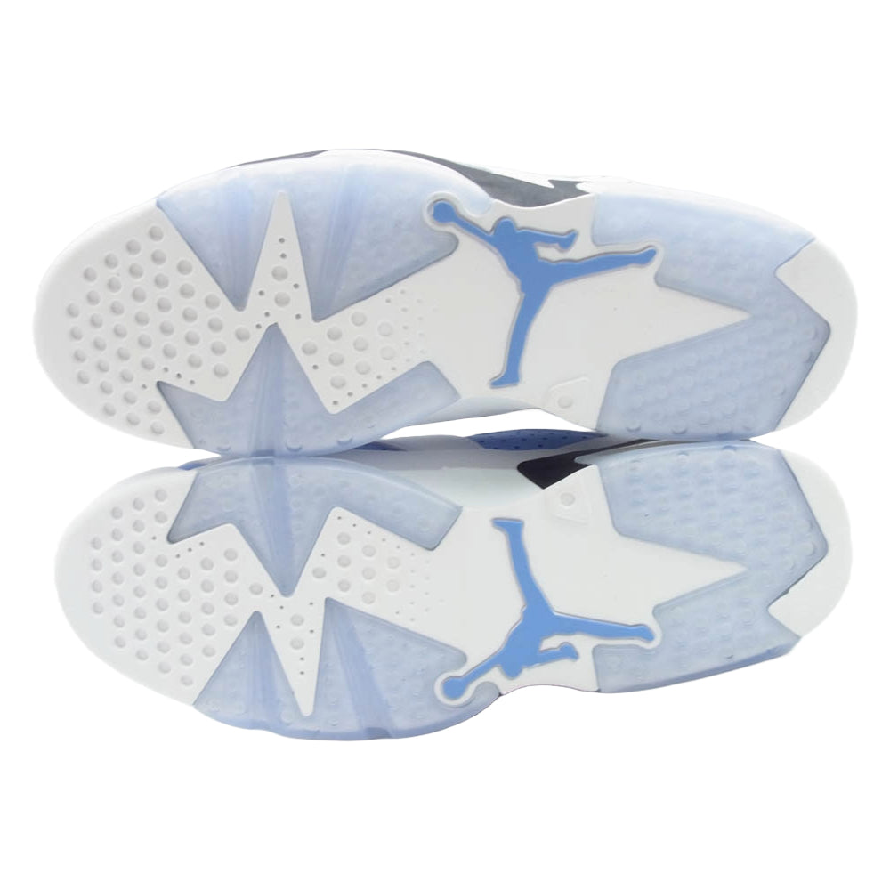 NIKE ナイキ CT8529-410 AIR JORDAN 6 RETRO UNIVERSITY BLUE エアジョーダン6 ライトブルー系 30cm【極上美品】【中古】