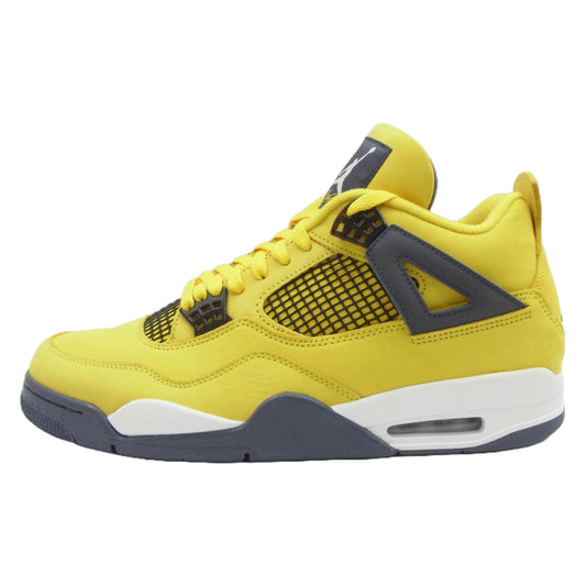 NIKE ナイキ CT8527-700 AIR JORDAN 4 RETRO TOUR YELLOW エアジョーダン4 レトロ イエロー系 30.5cm【極上美品】【中古】