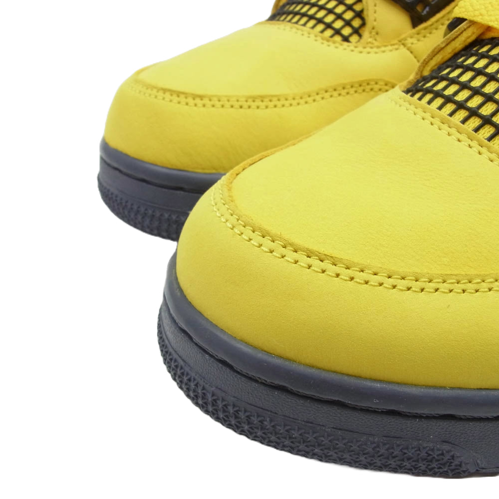 NIKE ナイキ CT8527-700 AIR JORDAN 4 RETRO TOUR YELLOW エアジョーダン4 レトロ イエロー系 30.5cm【極上美品】【中古】