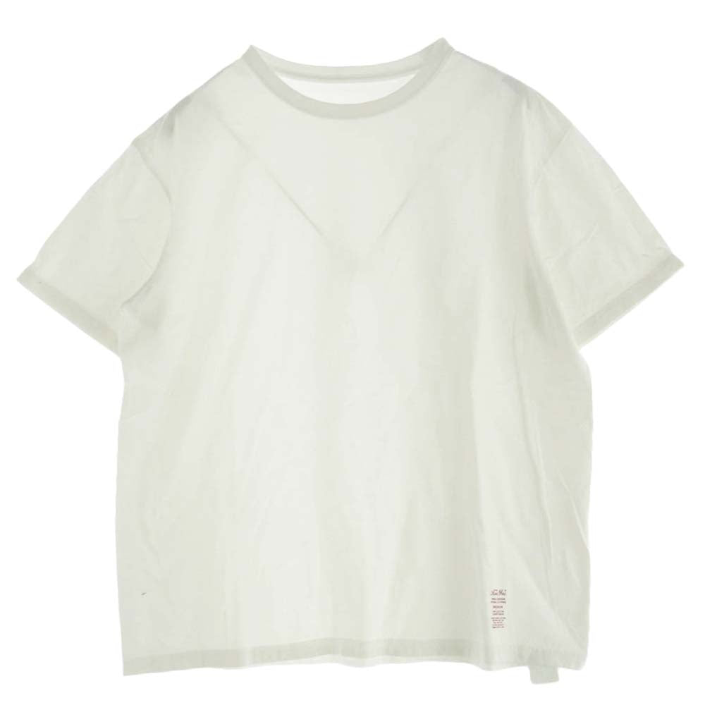ティエムシー インク 東京インディアンズ ロゴプリント クルーネック 半袖 Tシャツ ホワイト系 M【中古】