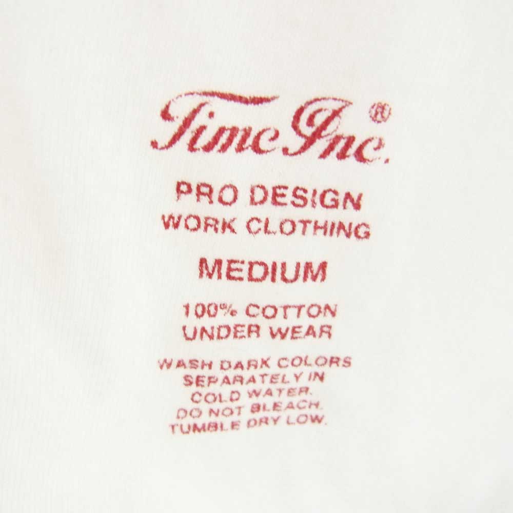 ティエムシー インク 東京インディアンズ ロゴプリント クルーネック 半袖 Tシャツ ホワイト系 M【中古】