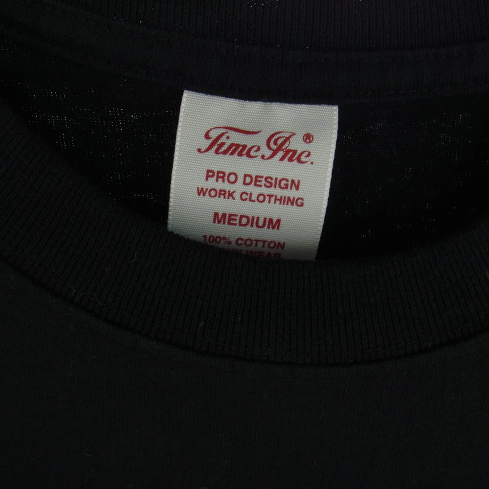 ティエムシー インク 東京インディアンズ ロゴプリント クルーネック 半袖 Tシャツ ブラック ブラック系 M【中古】