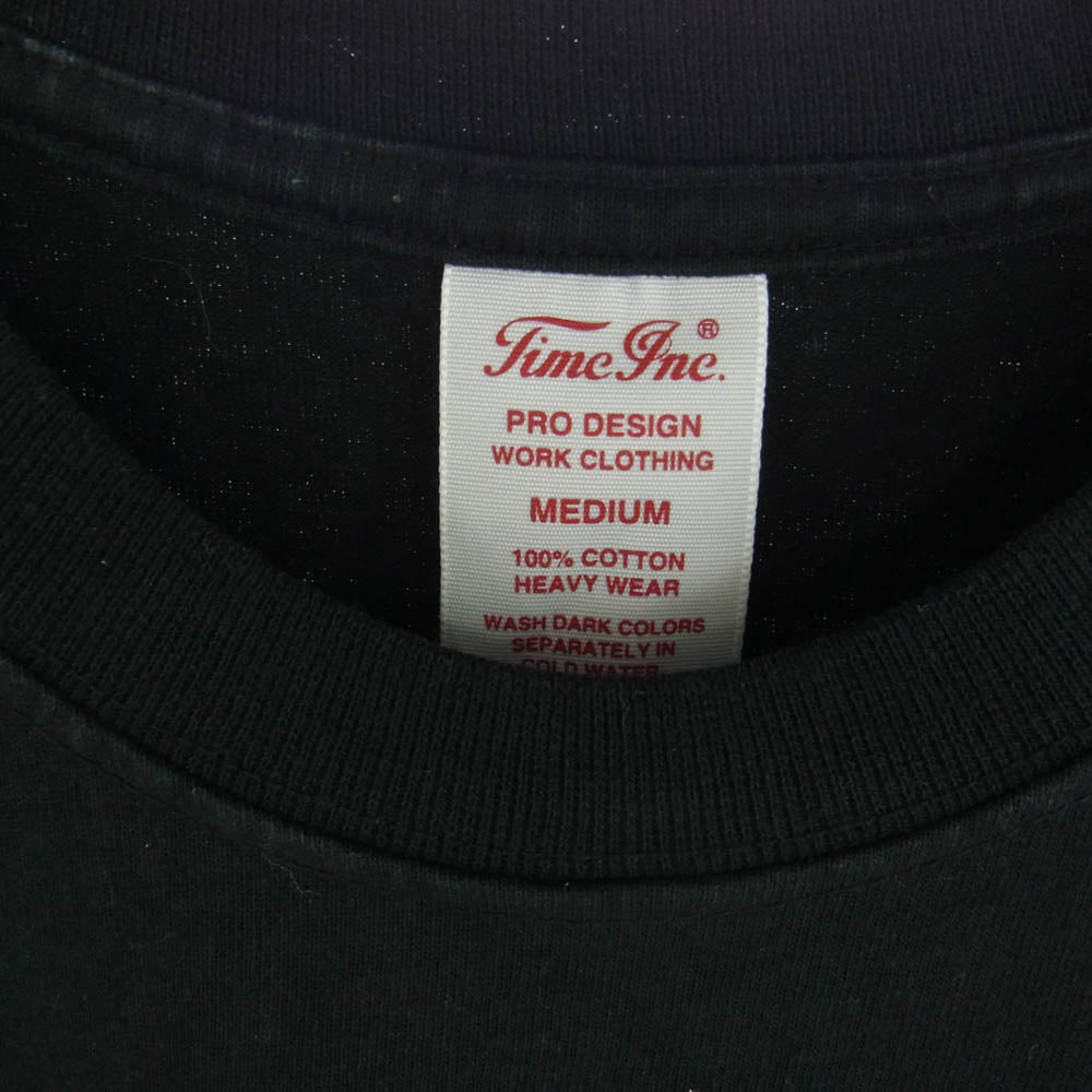 ティエムシー インク 東京インディアンズ ロゴプリント クルーネック 半袖 Tシャツ ブラック ブラック系 M【中古】